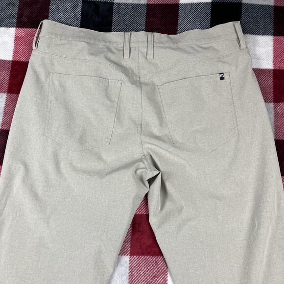 Travis Mathew Open To Close Close Pants Mens 36 Green Chino Straight Leg 36x32" - Picture 9 of 10